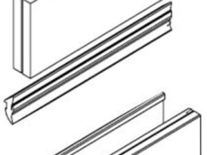 Set vast montageprofiel 25x25