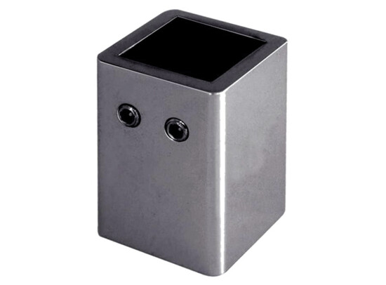 Stabilisatie vierkant 19x19 mm muur/plafondaansluiting 90° 3 stabilisatie