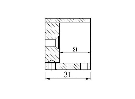 Stabilisatie rechthoek 30x10 muuraansluiting 90° 6 Stabilisatie rechthoek 30x10 muuraansluiting 90° - Afbeelding 4