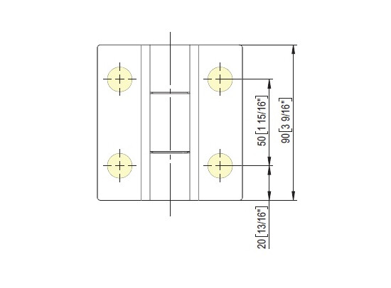 Binnendeurscharnier Collio Free 8683 glas/glas 180° 4 Binnendeurscharnier Collio Free 8683 glas/glas 180° - Afbeelding 2