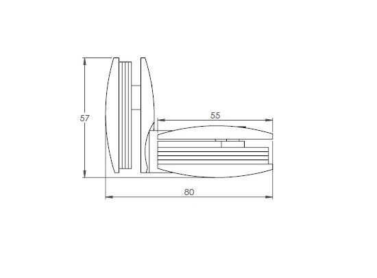 Douchescharnier Facetta glas/glas 90° 5 Douchescharnier Facetta glas/glas 90° - Afbeelding 3