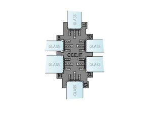 Alternative view of Aanbrenggeleider voor glas lip profiel 3M VHB