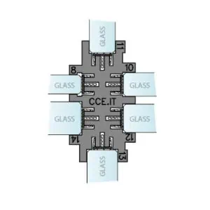 Alternative view of Aanbrenggeleider voor glas lip profiel 3M VHB