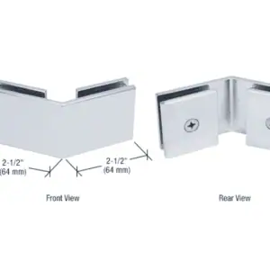 Douche glasklem Vienna 135° glas/glas