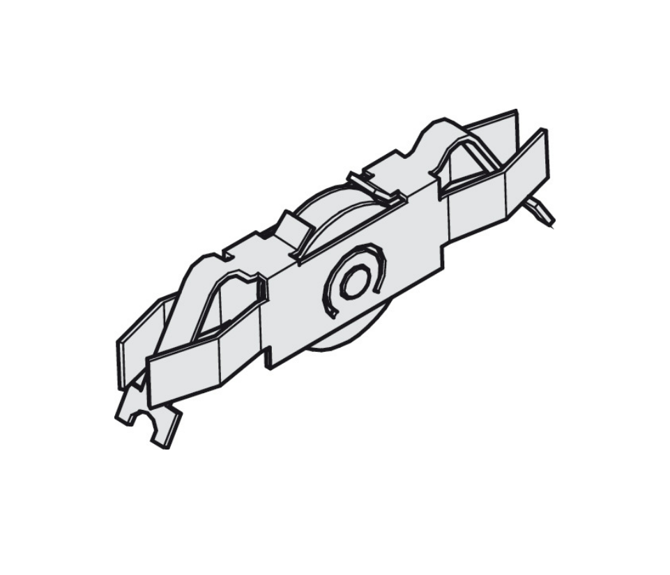 Looproller - glasdikte 6mm - Slido F-line14 25A 4 Looproller - glasdikte 6mm - Slido F-line14 25A - Afbeelding 2