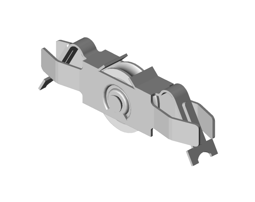 Looproller - glasdikte 6mm - Slido F-line14 25A 3 looproller