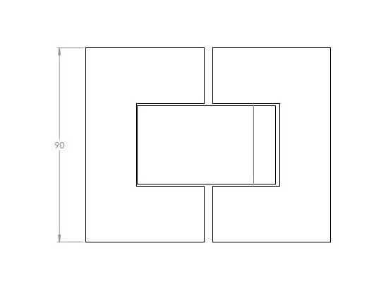 Douchescharnier Facetta glas/glas 180° 5 Douchescharnier Facetta glas/glas 180° - Afbeelding 3