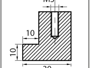 douchedeurknop tekening