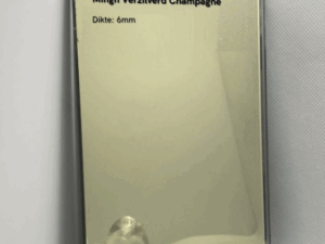Champagne spiegel op maat 6 mm
