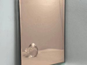 Rose spiegel op maat 6 mm