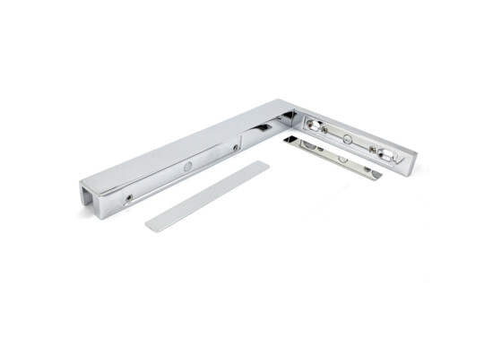 Hoekstabilisatie 220 mm voor 8-10 mm glas - links 4 Hoekstabilisatie 220 mm voor 8-10 mm glas - links - Afbeelding 2