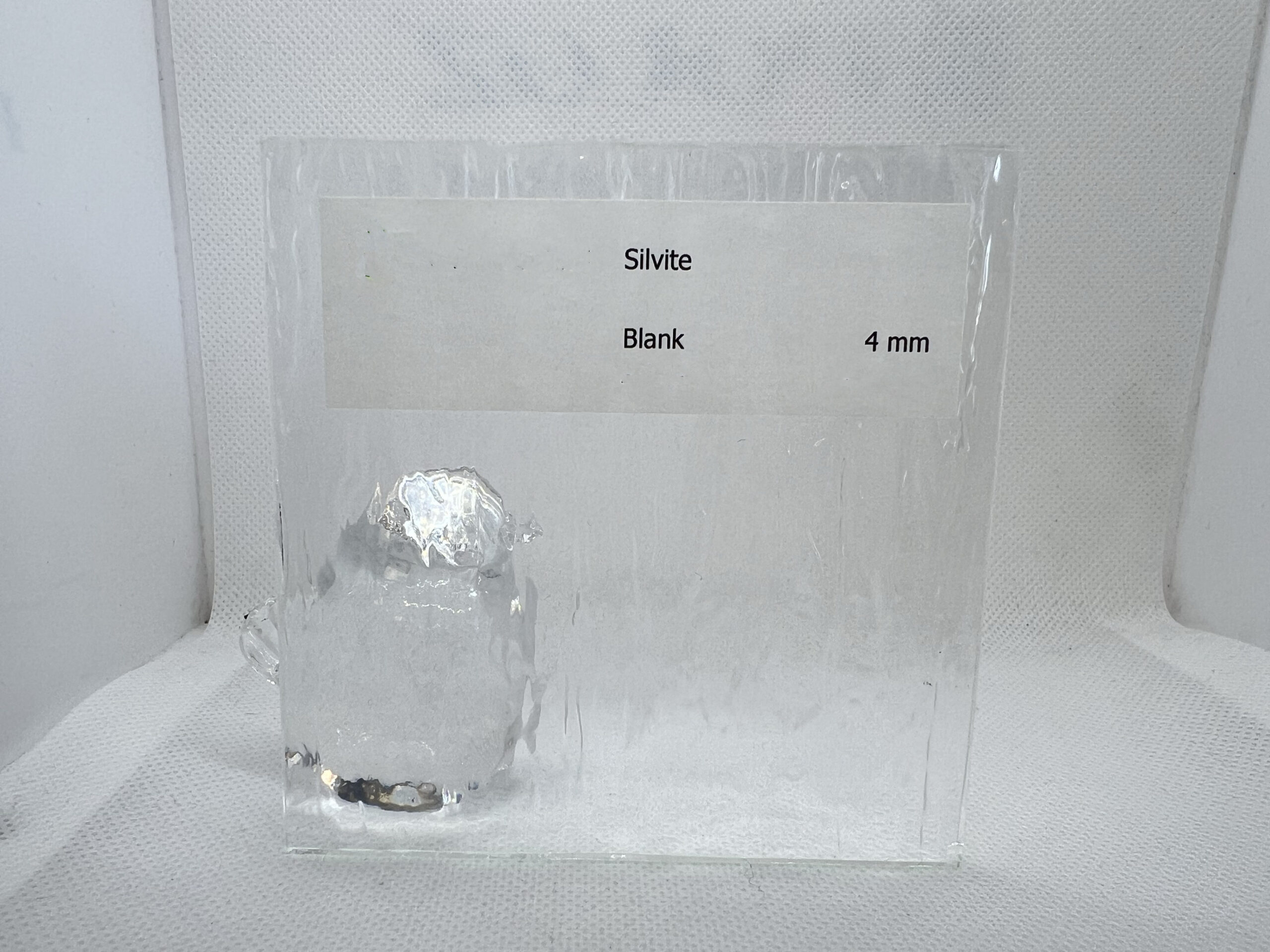 Figuurglas Silvit blank 4mm 3 Silvit blank 4mm