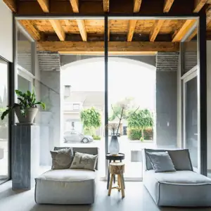 GLAZEN WAND WOONKAMER