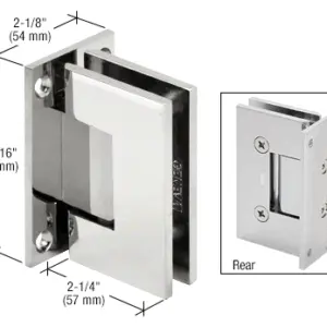 Douchedeur scharnier Vienna 90° wand/glas
