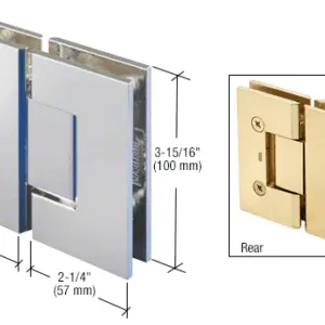 Douchedeur scharnier Vienna 180°glas/glas