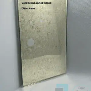 Antieke spiegel op maat 4 en 6mm