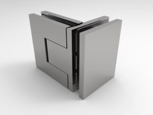 Douchedeur scharnier Bellagio glas/glas 90°