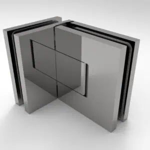 Douchedeur scharnier Bellagio glas/glas 90°