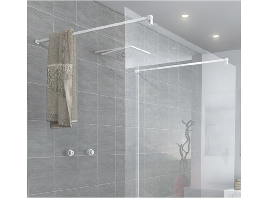 Stabilisatieset vierkant 16x16 muur/glas 1300 mm. 4 Stabilisatieset vierkant 16x16 muur/glas 1300 mm. - Afbeelding 2