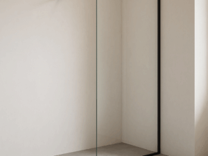 Douchewand inclusief glasbeslag