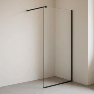 Douchewand inclusief glasbeslag