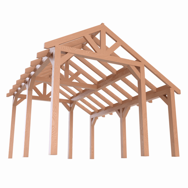 Overkapping Kapschuur 140×140 6 Overkapping Kapschuur 140×140 - Afbeelding 5