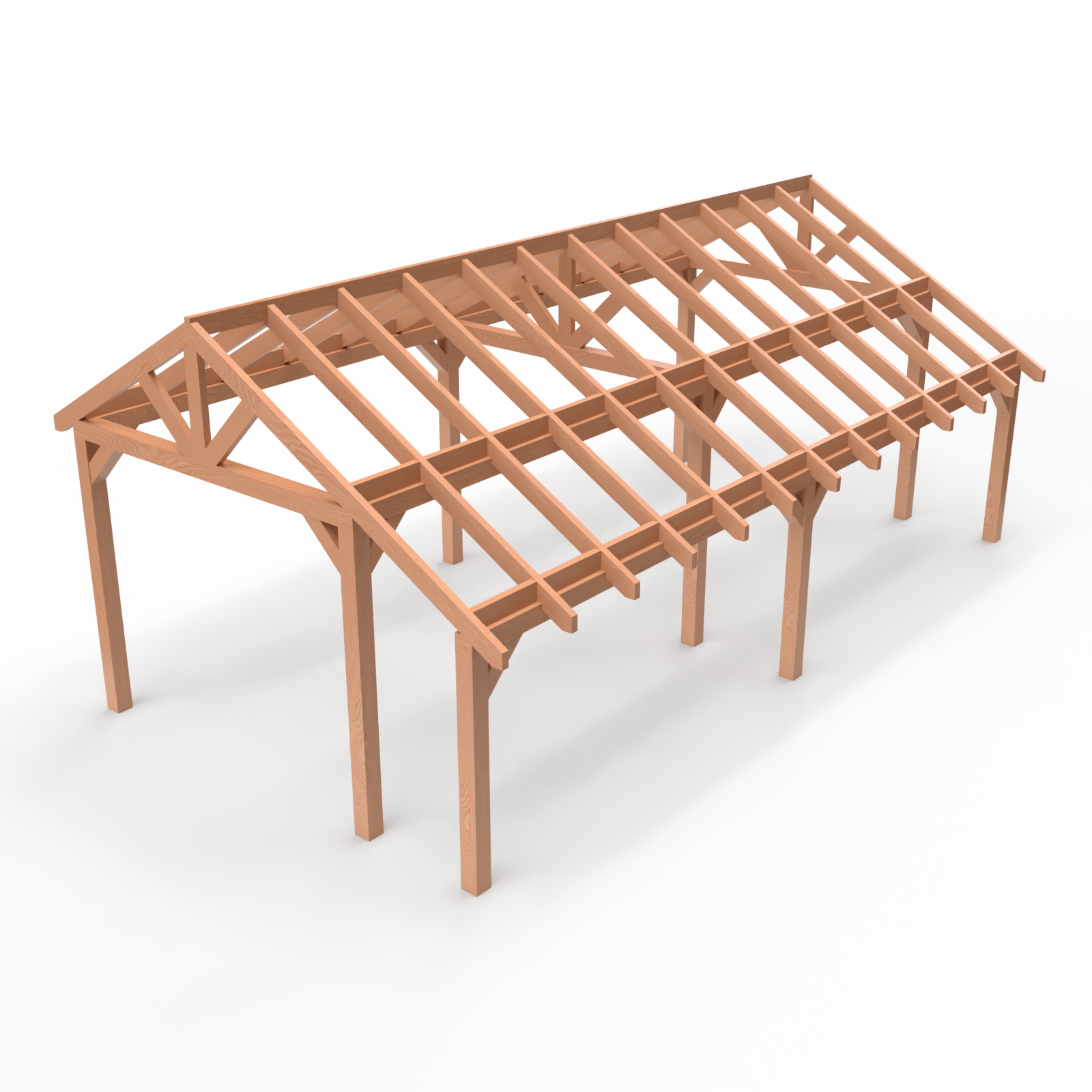 Overkapping Kapschuur 140×140 12 Overkapping Kapschuur 140×140 - Afbeelding 11