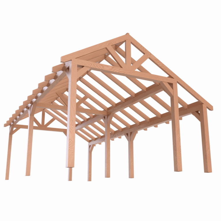 Overkapping Kapschuur 140×140 11 Overkapping Kapschuur 140×140 - Afbeelding 10