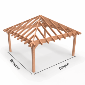 Overkapping Piramide 180x180