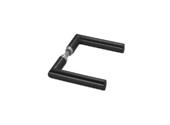 Deurkrukken L-vorm met ronde klink