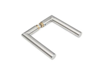 Deurkrukken L-vorm met ronde klink