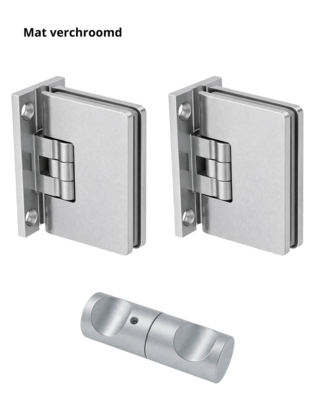 Beslagset compleet douchedeur - Wand/glas - Glasdikte: 6-8mm 3 Beslagset compleet douchedeur - Wand/glas - Glasdikte: 6-8mm - Afbeelding 2