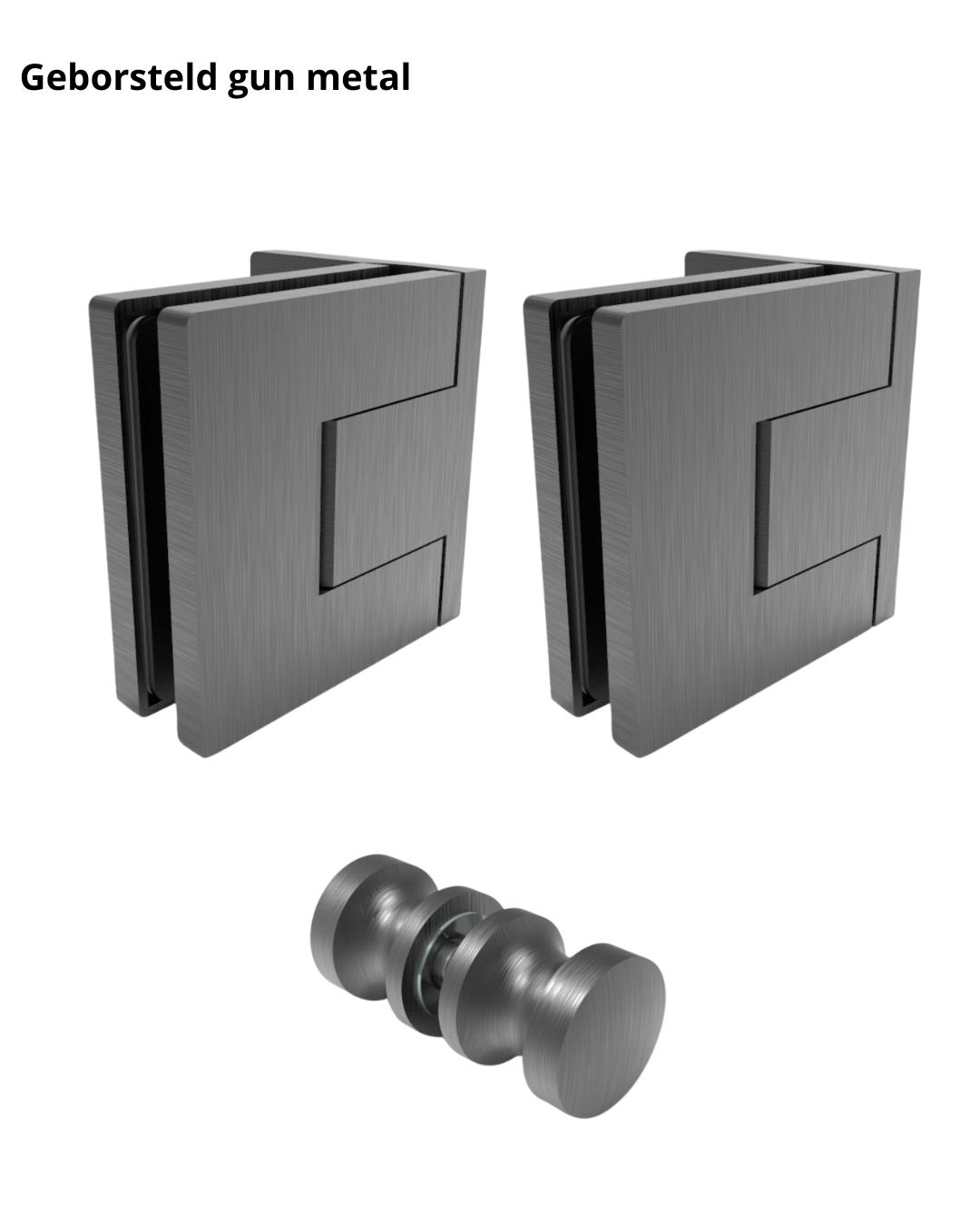 Bellagio beslagset douchedeur - Wand/glas - glasdikte 8-10 14 beslagset compleet douchedeur