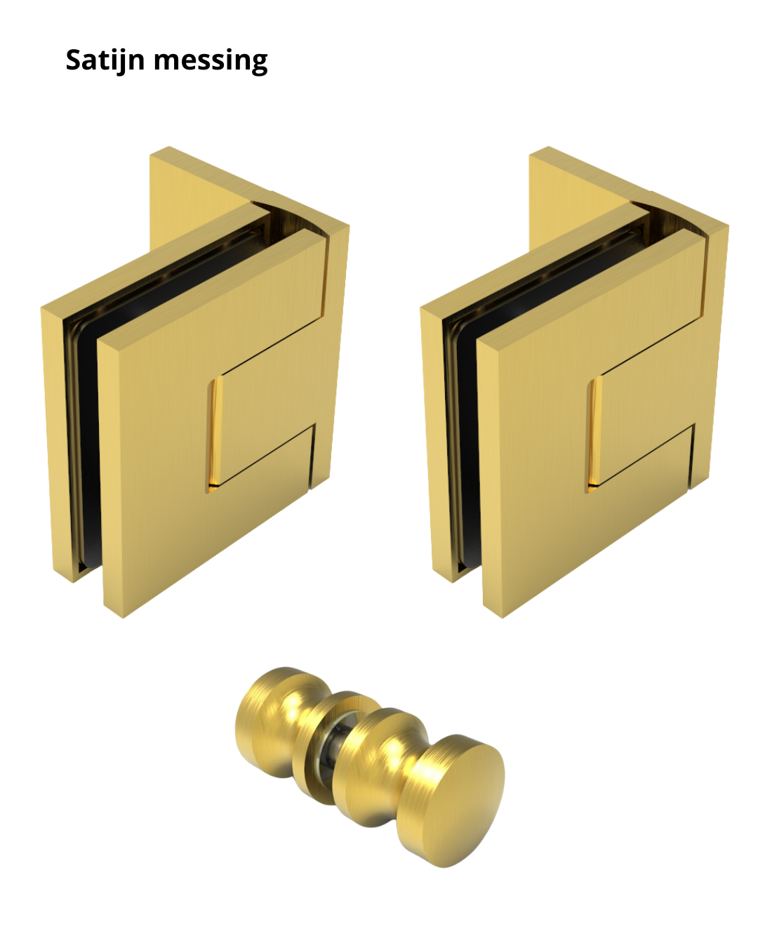 Bellagio beslagset douchedeur - Wand/glas - glasdikte 8-10 17 beslagset compleet douchedeur