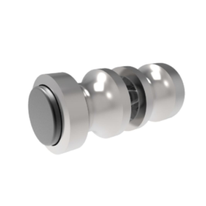 Douchedeur vierkante vingerknop inclusief bumpers