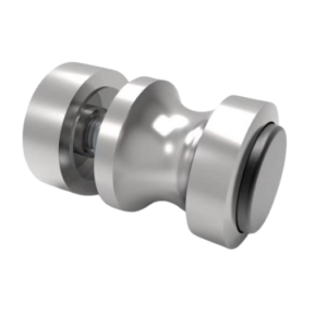 Enkelzijdige douchedeurknop 30mm Ø met dubbelzijdige bumper