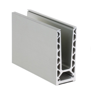 Glazen balustrade profiel 1,0 kN OnLevel TL-6020 – Alu / Zwart / RAL