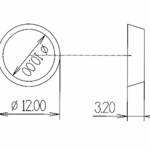 Siliconen druppels 12x3.2mm