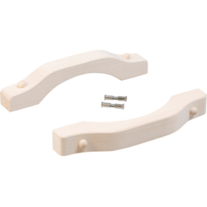 Dubbele sauna greep lengte 270mm - hout