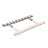 Dubbele sauna T-greep lengte 300mm 1 Dubbele sauna T-greep lengte 300mm - hout/geborsteld rvs