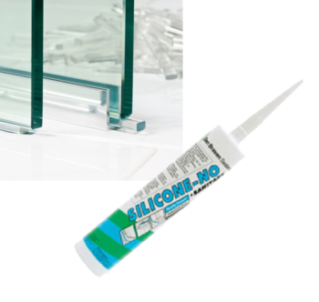 1x Siliconenkit + 10x opvulpakking 2mm transparant