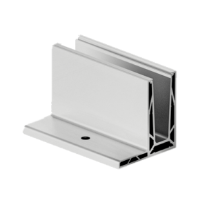 Glazen balustrade profiel 0,8 kN OnLevel TL-3080 – Alu / Zwart / RAL