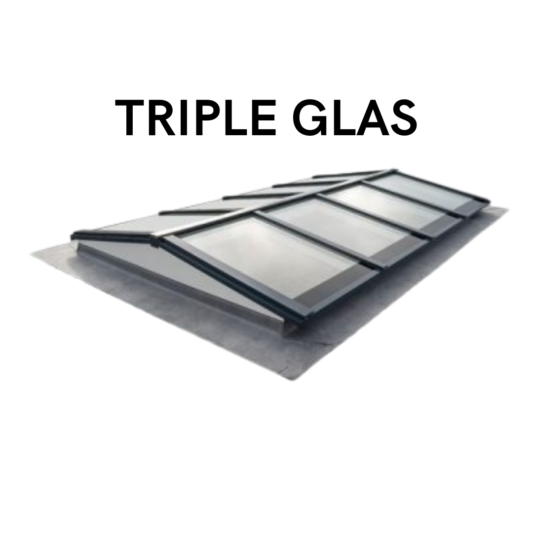 Triple glas lichtstraat Zadeldak Geïsoleerd Compleet Pakket – Houten onderbouw 3 triple glas lichtstraat Zadeldak Geïsoleerd Compleet Pakket – Houten onderbouw