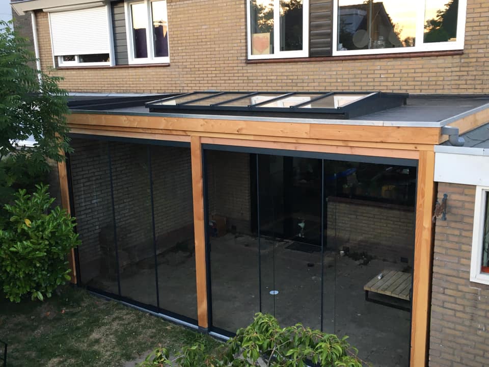 Lichtstraat zadeldak compleet pakket - Douglashout met veiligheidsglas 20 Lichtstraat zadeldak compleet pakket - Douglashout met veiligheidsglas - Afbeelding 18