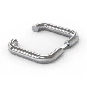 Deurkruk U-vorm met ronde klink