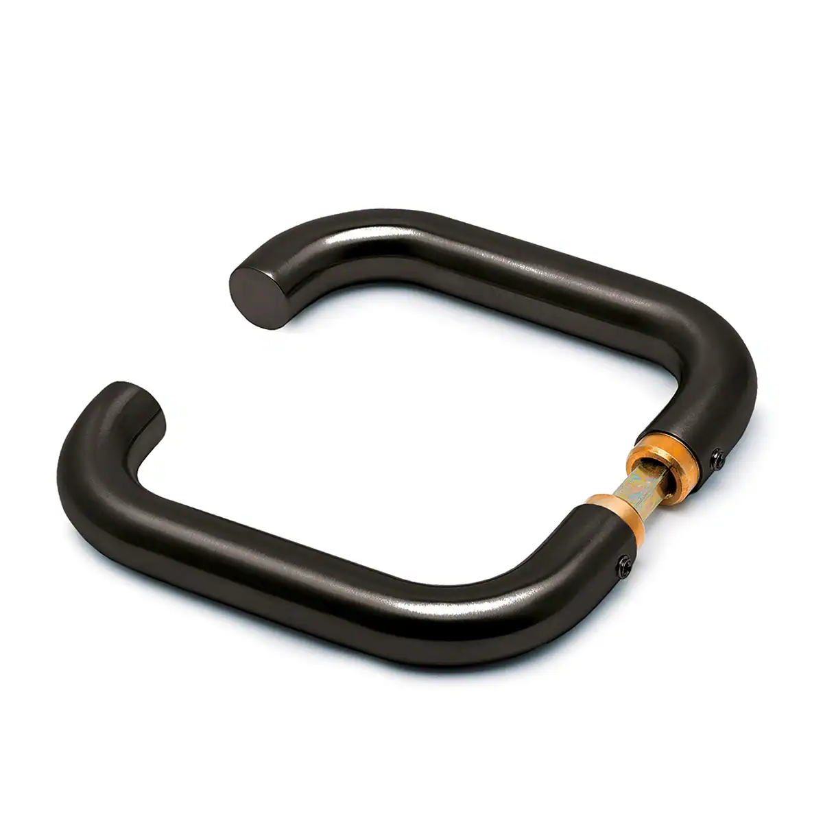 Beslag deurkruk set U-vorm (90°) RVS 2 Beslag deurkruk set Rechte vorm (90°) RVS
