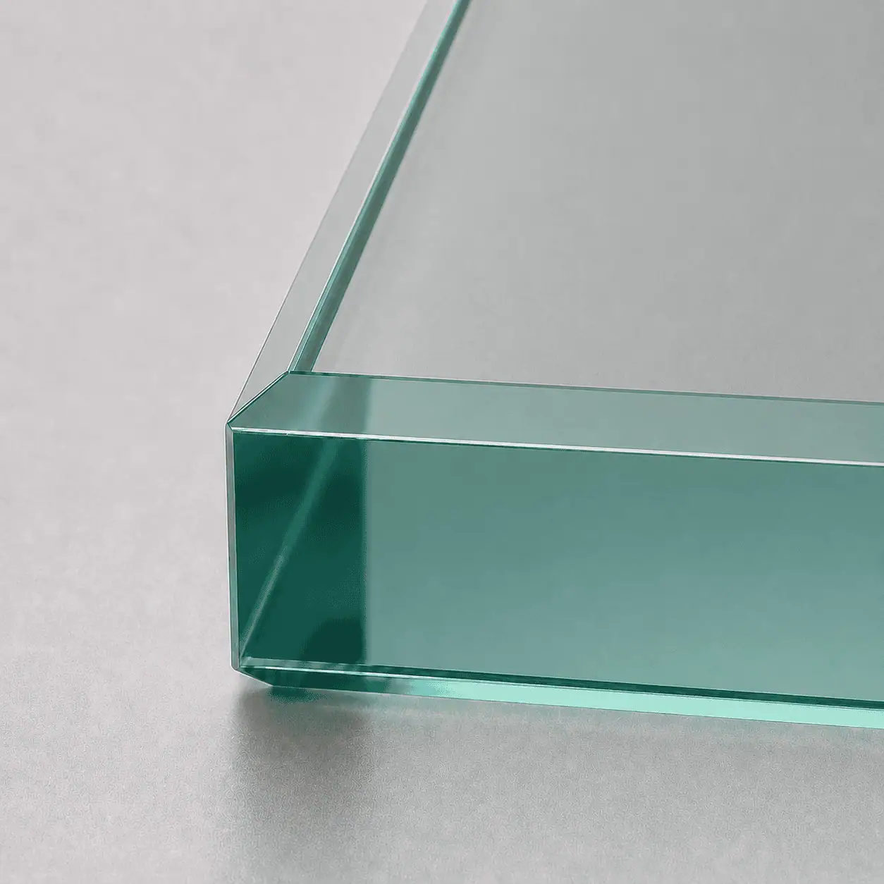 Poly geslepen randen