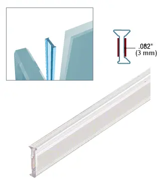 Transparante verbindingsstrip 90° glas-glas – 3,05 meter 2 Transparante verbindingsstrip 90° glas-glas – 3,05 meter