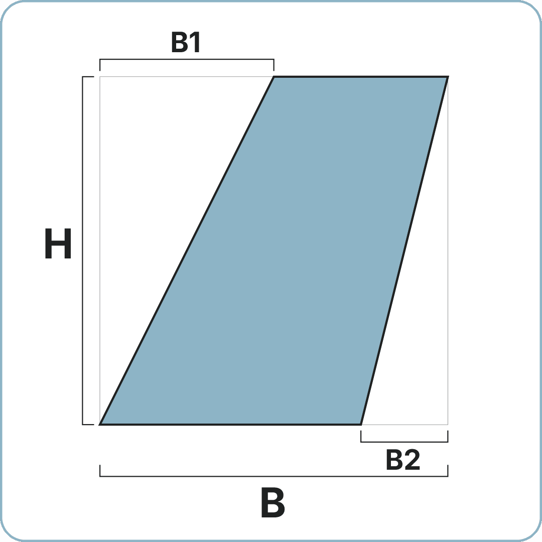 26. Paralellogram scheef