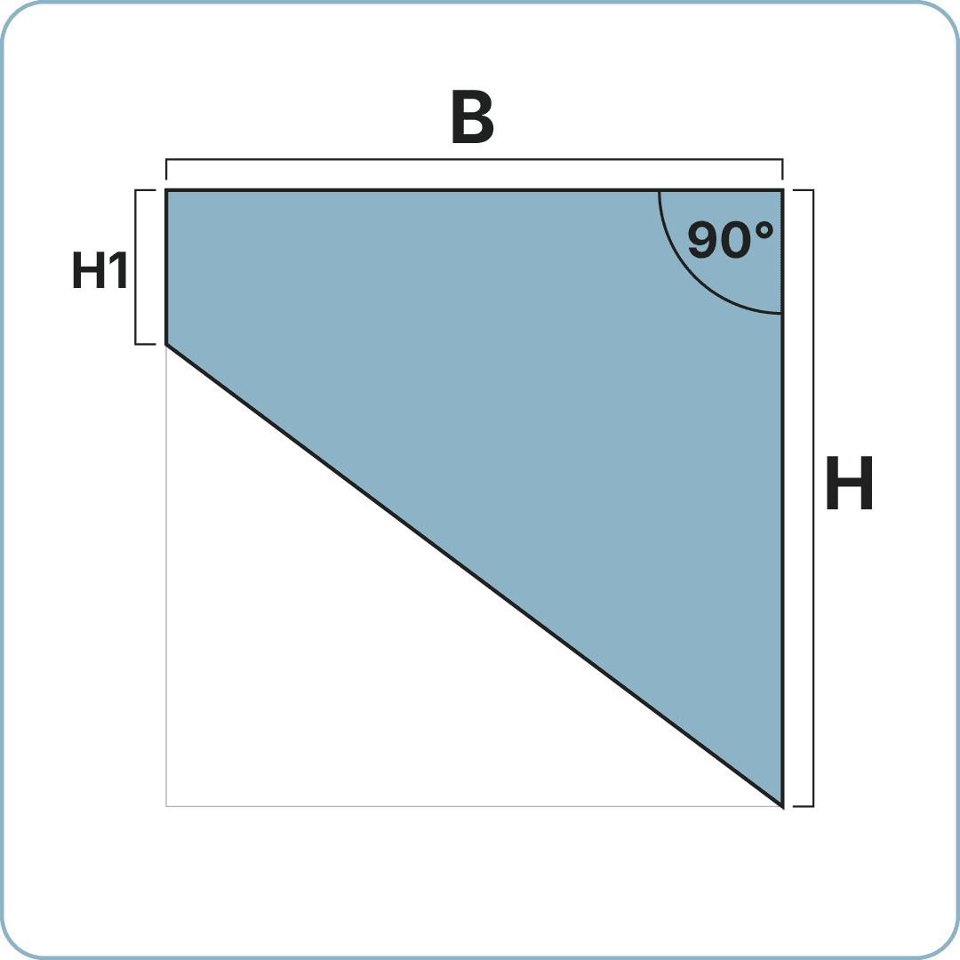 4.4 vierhoek 1 schuine zijde
